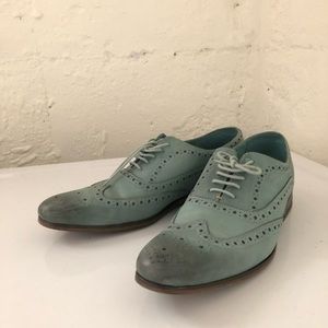 Ted Baker teal brogues